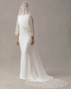 Satin Trim Veil