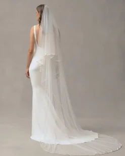 Satin Trim Veil