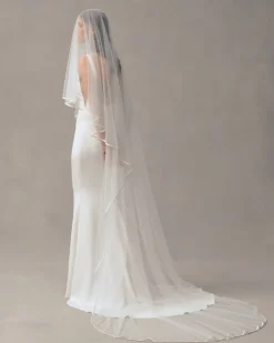 Satin Trim Veil