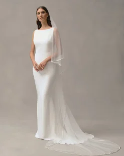 Satin Trim Veil