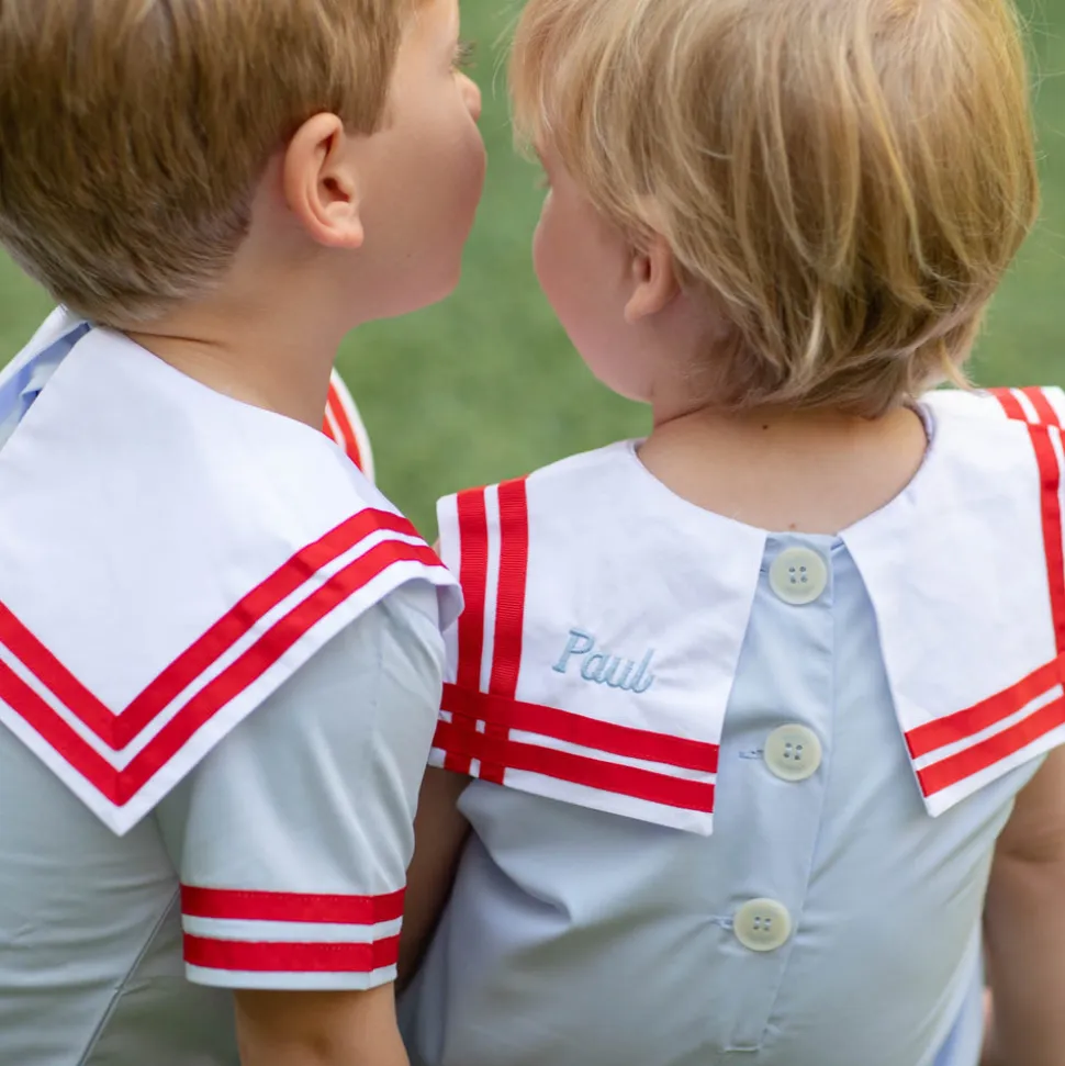 Saylor Shorts Set in Red Ribbon
