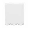 Scallop Crib Skirt in Garden Green
