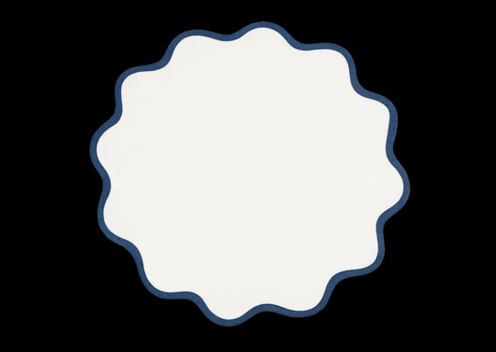 Scallop Edge Circle Placemat, Set of 4