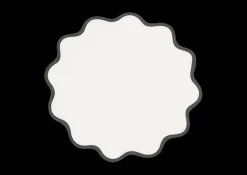 Scallop Edge Circle Placemat, Set of 4