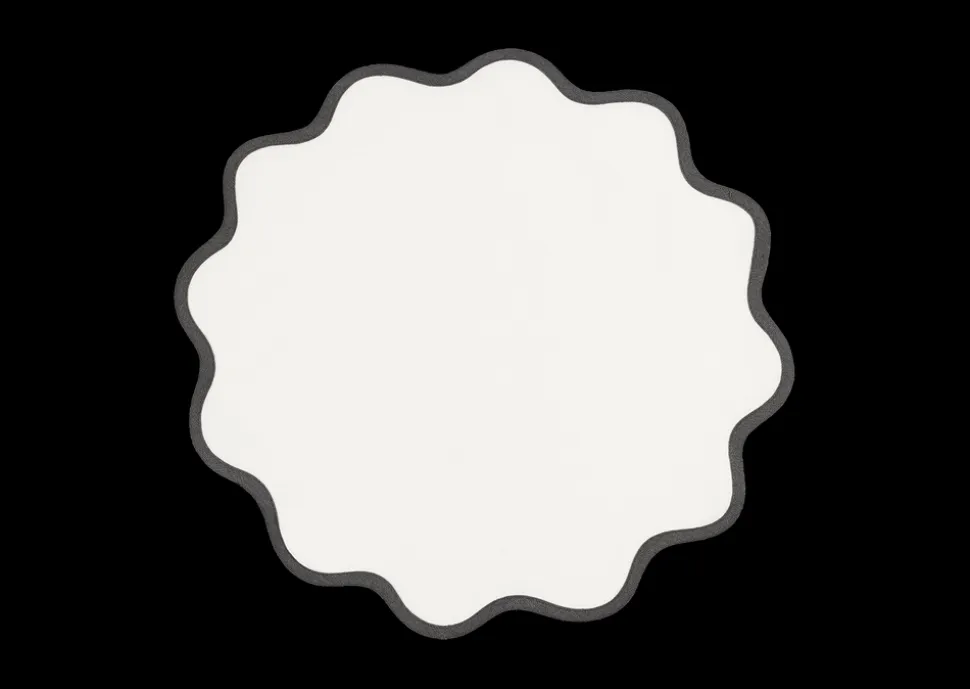 Scallop Edge Circle Placemat, Set of 4