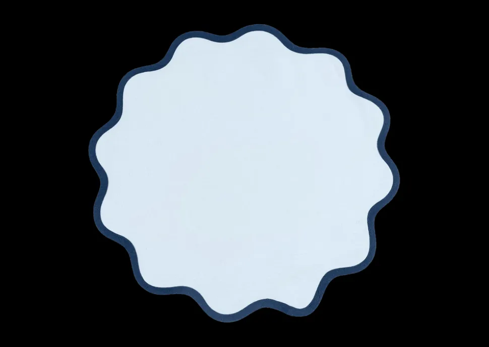 Scallop Edge Circle Placemat, Set of 4