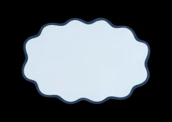 Scallop Edge Oval Placemat, Set of 4