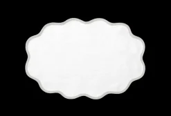 Scallop Edge Oval Placemat, Set of 4