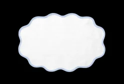 Scallop Edge Oval Placemat, Set of 4