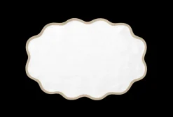 Scallop Edge Oval Placemat, Set of 4