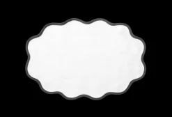 Scallop Edge Oval Placemat, Set of 4