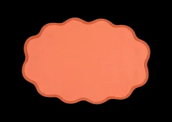Scallop Edge Oval Placemat, Set of 4