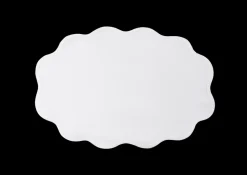 Scallop Edge Oval Placemat, Set of 4