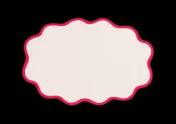 Scallop Edge Oval Placemat, Set of 4