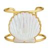Scallop Shell Cuff in Mother of Pearl