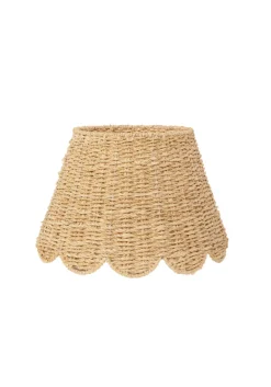 Scalloped Lampshade in Seagrass Twisted