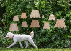 Scalloped Lampshade in Seagrass Twisted