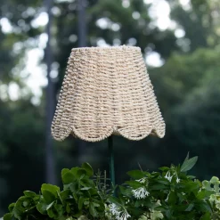Scalloped Lampshade in Seagrass Twisted