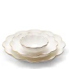 Scalloped Nesting Serving Dishes, Set of 3