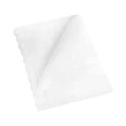 Scalloped Starlight Baby Duvet in White