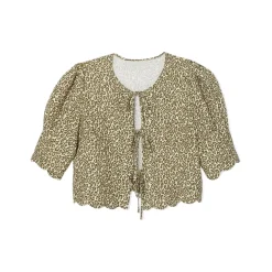 Scalloped Top in Leopard