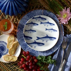 School of Fish Coupe Salad Plate