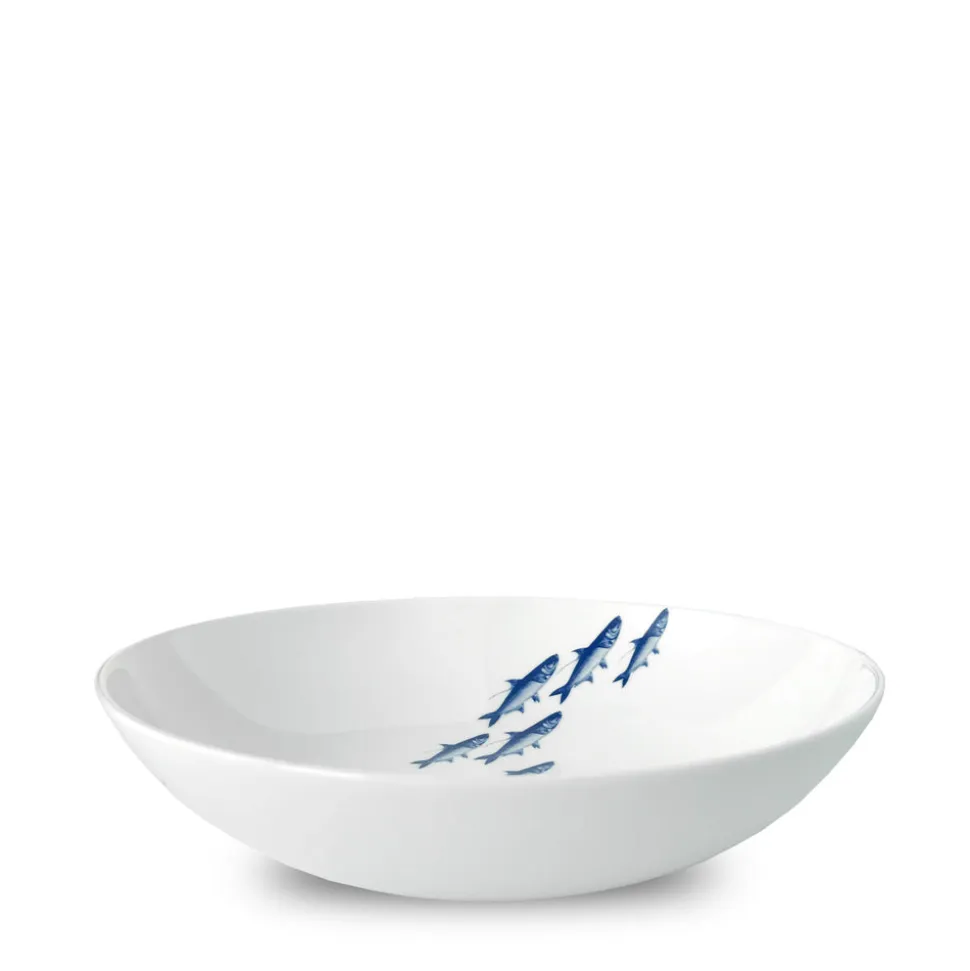 School of Fish Coupe Soup Bowl Blue