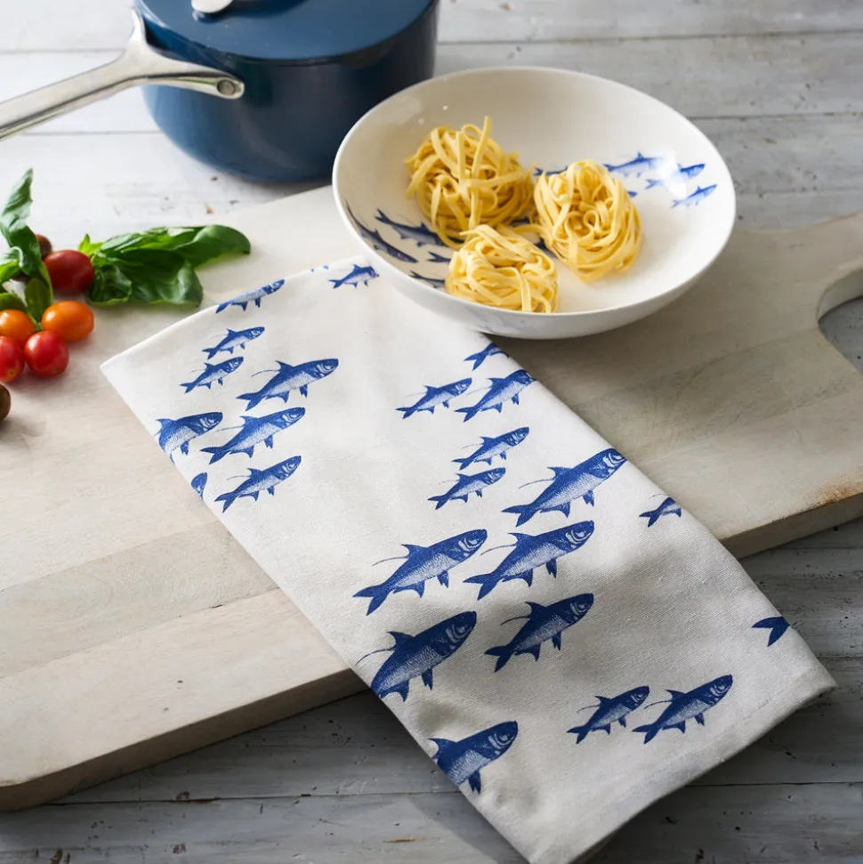 School of Fish Kitchen Towels, Set of 2