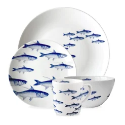 School of Fish 4-Piece Place Setting
