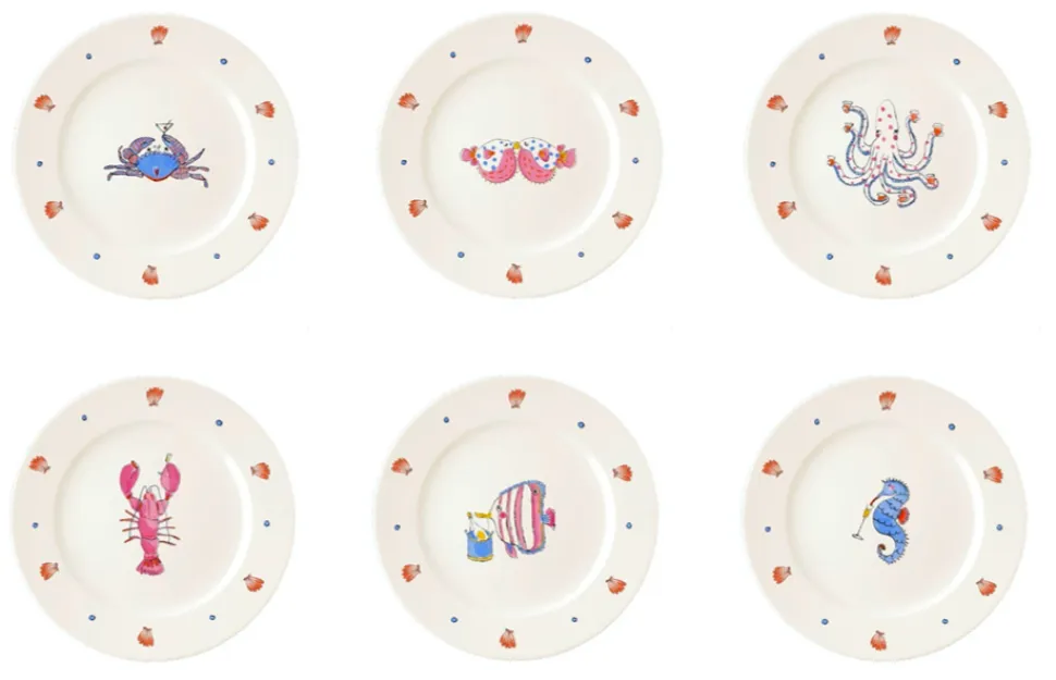 Sea Creature Series, Set of 6