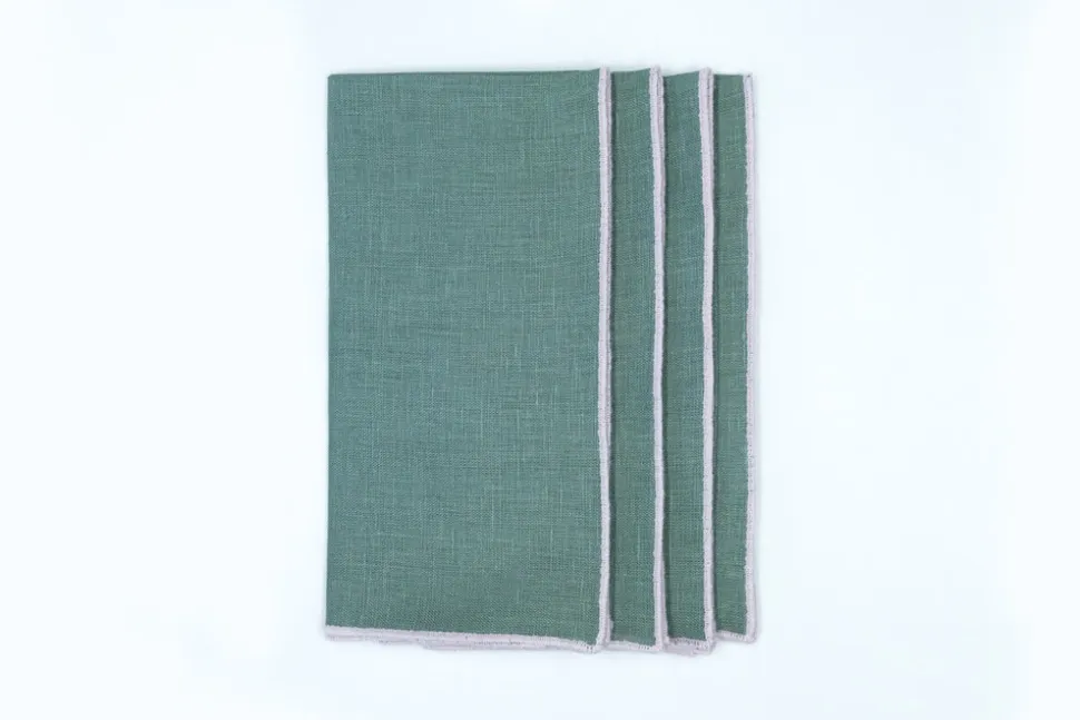 Sea Sonen Napkin Pink Small Trim, Set of 4