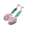 Seashell Serving Set in Green