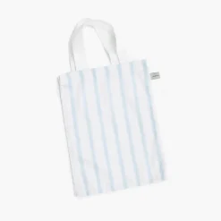Seaside Stripes Crib Sheet in Ocean