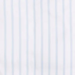 Seaside Stripes Crib Sheet in Ocean