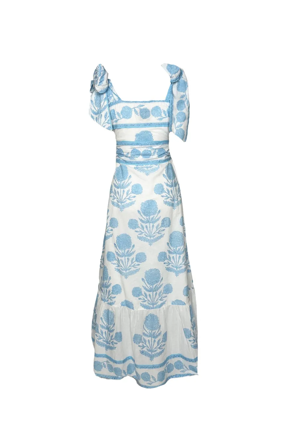 Seaside Sundress in Baby Blue Marigold