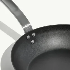 Seasoned Carbon Steel Frying Pan, Set of 3
