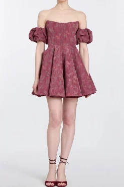 Selene Floral Ikat Mini Dress