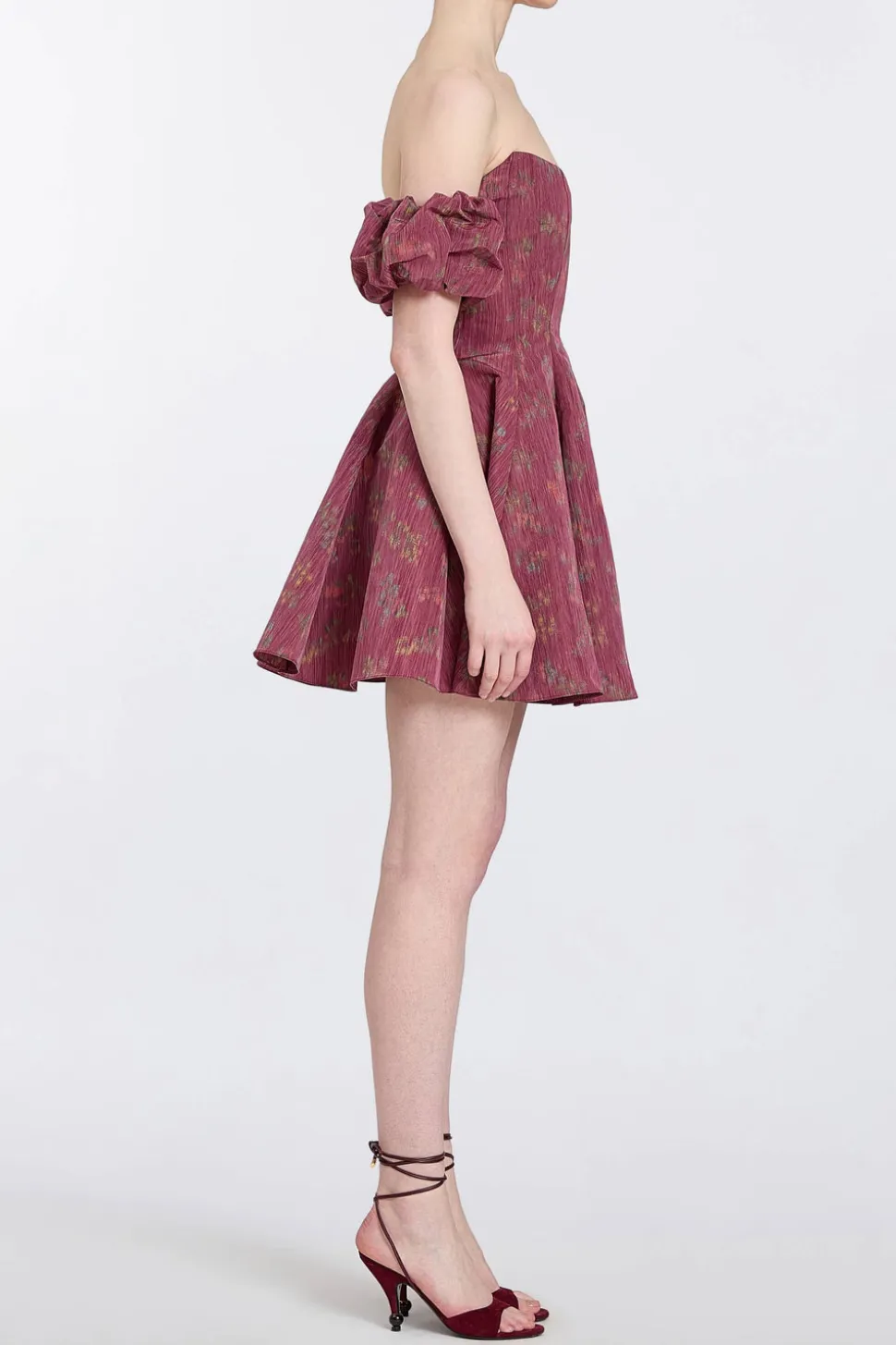 Selene Floral Ikat Mini Dress