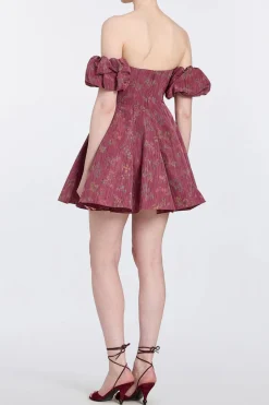 Selene Floral Ikat Mini Dress
