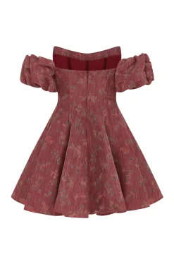 Selene Floral Ikat Mini Dress