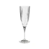 Sensa Collection Flutes in Clear, Set of 6