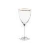 Sensa Collection Wine Glasses 9 oz. with Golden Rim, Set of 6