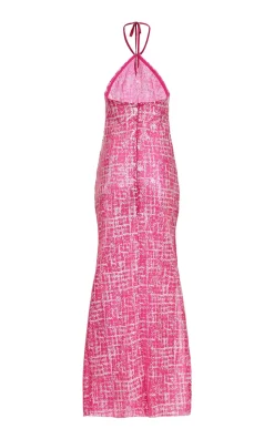 Serata Halter Dress