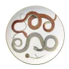 Serpentine Dinner Plate in Red Serpentines