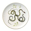 Serpentine Dinner Plate in Serpentines with Leaves