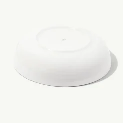 Serving Bowl in Red Rim