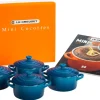 Set of 4 Cocottes with Mini-Cocotte Cookbook