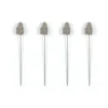 Set of 4 Pine Cone Cocktail Picks