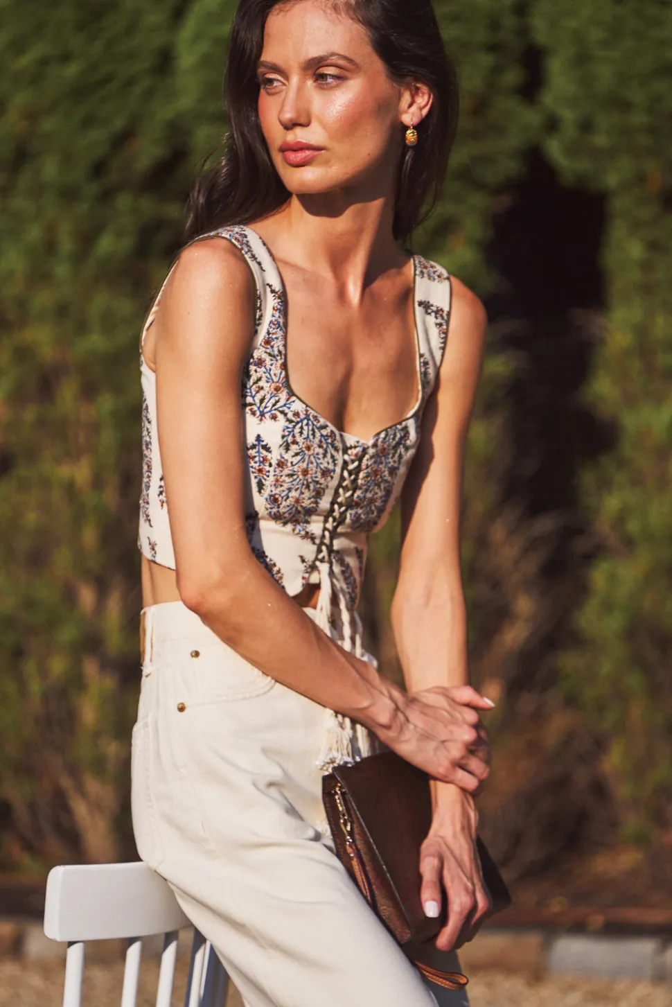 Shalimar Bustier in Ghalamkar