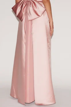 Shannon Gown Pale Pink Duchesse Satin